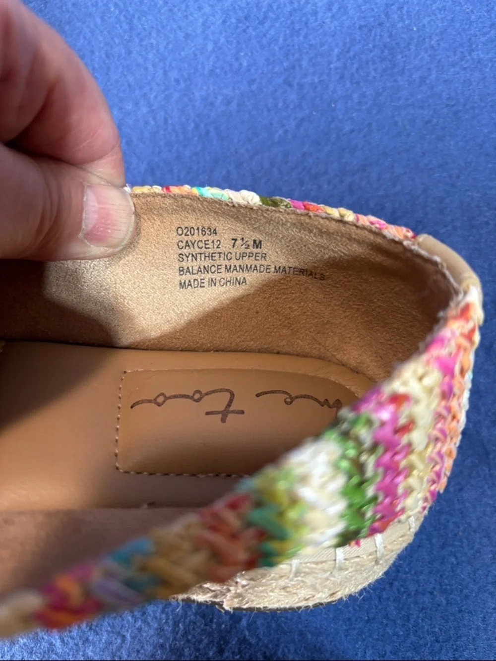 Me‎ Too Cayce Casual Comfort Espadrille Flat,